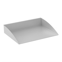 Uniform Sort 02 - Shelf C5, W222×D166 mm, rail mounted, silver